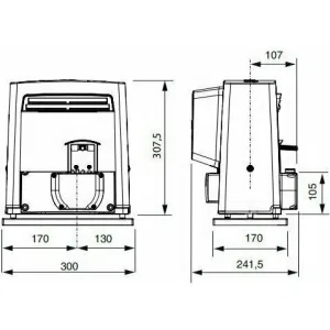 CAME BX704AGS combo KIT автоматика для откатных ворот (КАМЕ) CAME BX704AGS combo KIT автоматика для откатных ворот (КАМЕ)
