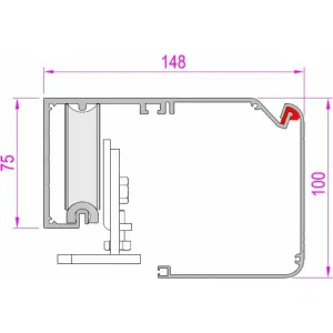 Автоматика для двустворчатой раздвижной двери CAME FLUO-SLL LIGHT 818SL-0127 (КАМЕ) Автоматика для двустворчатой раздвижной двери CAME FLUO-SLL LIGHT 818SL-0127 (КАМЕ)