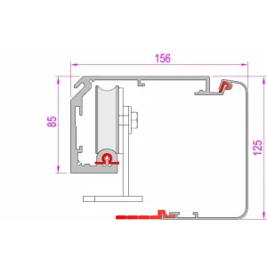 Инновационное решение для раздвижных дверей CAME 818SL-0131 (КАМЕ) Инновационное решение для раздвижных дверей CAME 818SL-0131 (КАМЕ)